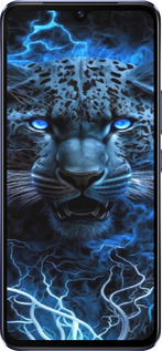 Силиконовый чехол Ледяной леопард для Vivo V21 - 6460u-2368 изображение 