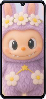 Силиконовый чехол Лабубу 1 для Vivo V21 - 6709u-2368 изображение 