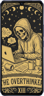 Силиконовый чехол The Overthinker для Vivo V21 - 6774u-2368 изображение 