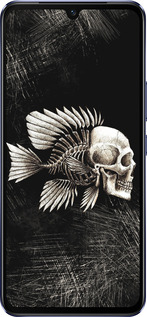 Силиконовый чехол Рыбо-человек для Vivo V21 - 683u-2368 изображение 