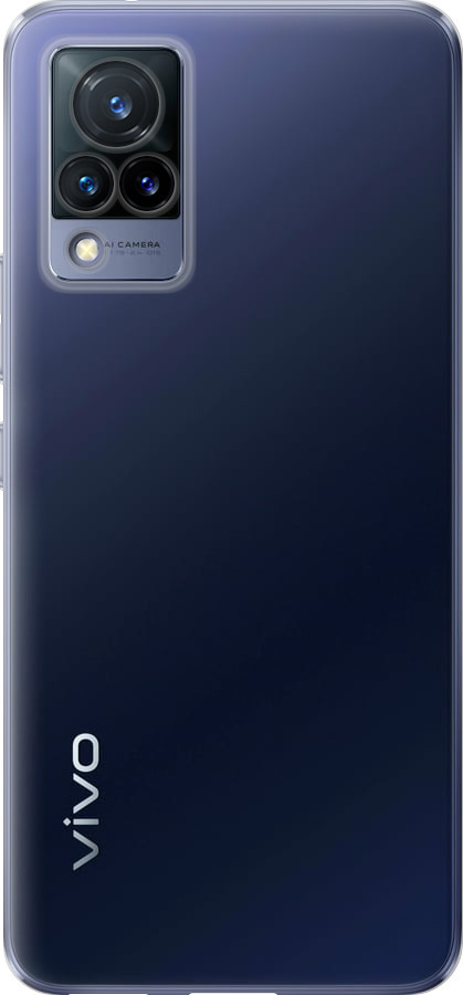 Силиконовый чехол Прозрачный для Vivo V21 - 5636u-2368 изображение 