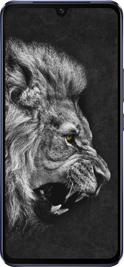 Силиконовый чехол Лев для Vivo V21 - 1080u-2368 изображение 