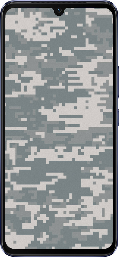 Силиконовый чехол Камуфляж для Vivo V21 - 1085u-2368 изображение 