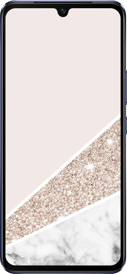 Силиконовый чехол Пастельный мрамор для Vivo V21 - 4342u-2368 изображение 