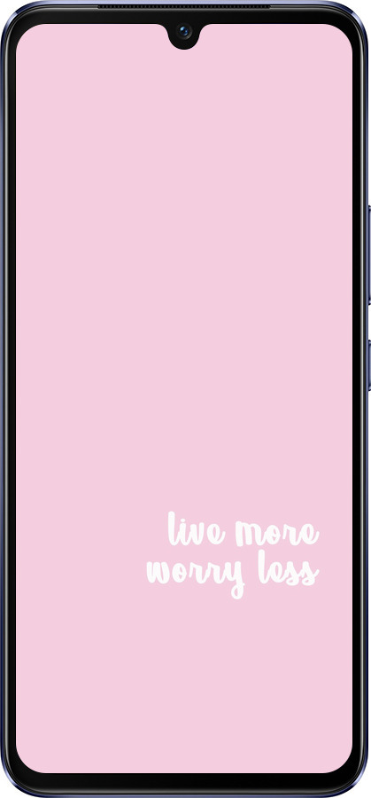 Силиконовый чехол Живи больше для Vivo V21 - 4347u-2368 изображение 