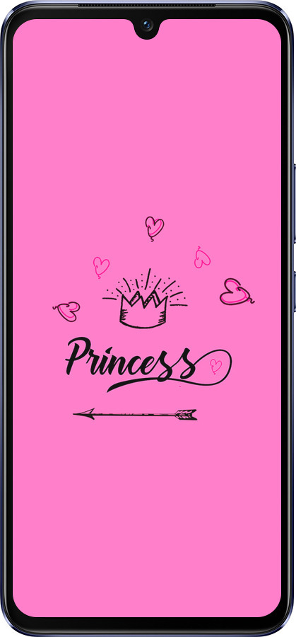 Силиконовый чехол Princess для Vivo V21 - 4361u-2368 изображение 