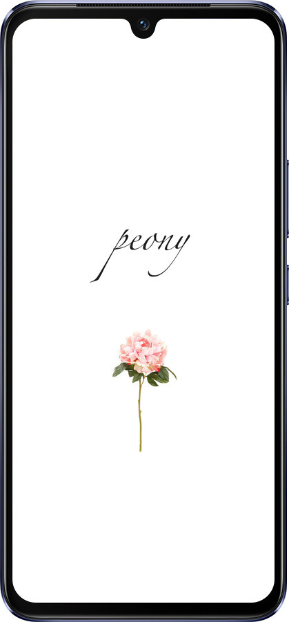 Силиконовый чехол Пион для Vivo V21 - 4366u-2368 изображение 