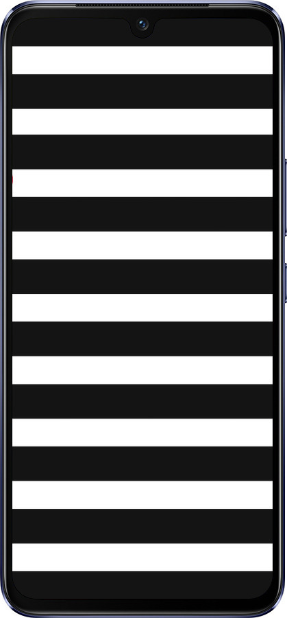 Силиконовый чехол Черно-белые полосы для Vivo V21 - 4461u-2368 изображение 