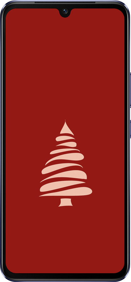 Силиконовый чехол Новогодний 15 для Vivo V21 - 4628u-2368 изображение 