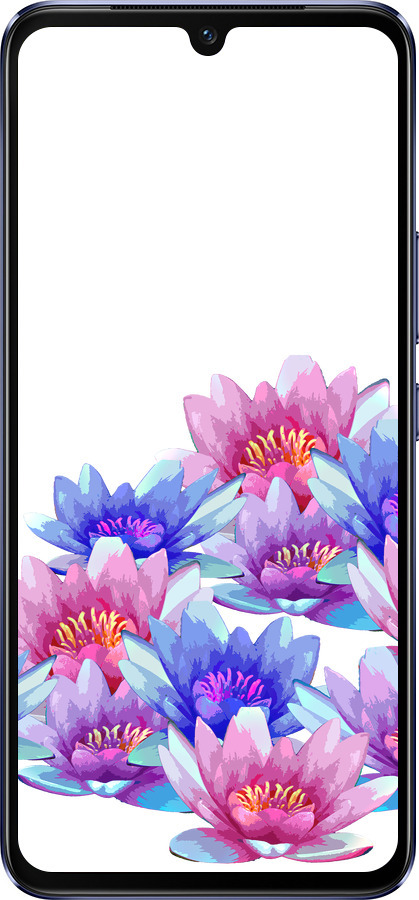 Силиконовый чехол Лотос для Vivo V21 - 4862u-2368 изображение 