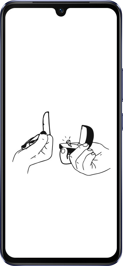 Силиконовый чехол Предложение для Vivo V21 - 4898u-2368 изображение 