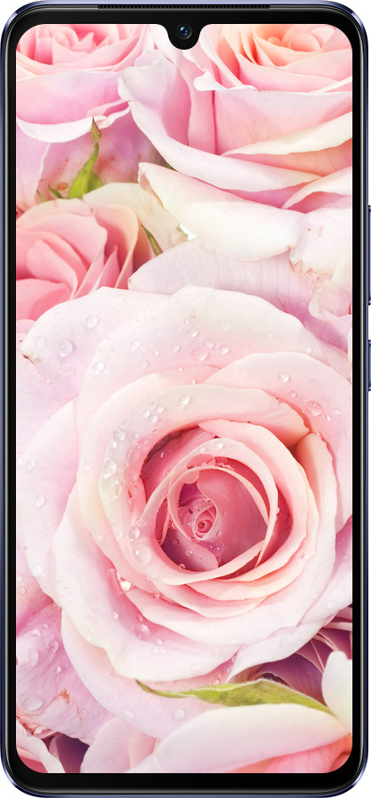 Силіконовий чехол Троянди для Vivo V21 - 525u-2368 изображение 