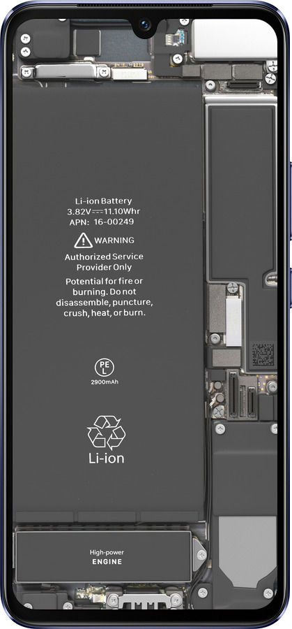 Силиконовый чехол Детали смартфона для Vivo V21 - 5487u-2368 изображение 