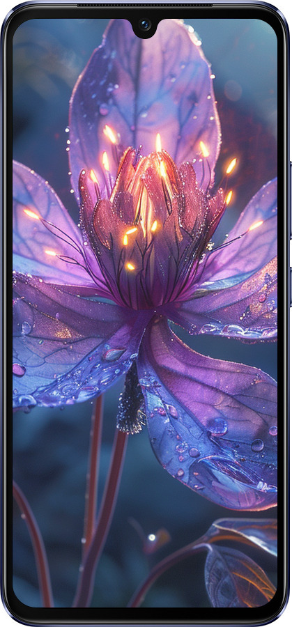 Силіконовий чехол Магічна квітка для Vivo V21 - 6038u-2368 изображение 