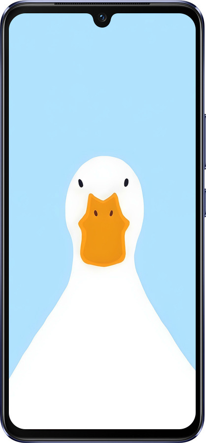 Силиконовый чехол Гусь для Vivo V21 - 6350u-2368 изображение 