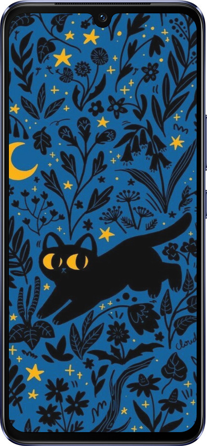 Силиконовый чехол Летняя ночь для Vivo V21 - 6472u-2368 изображение 