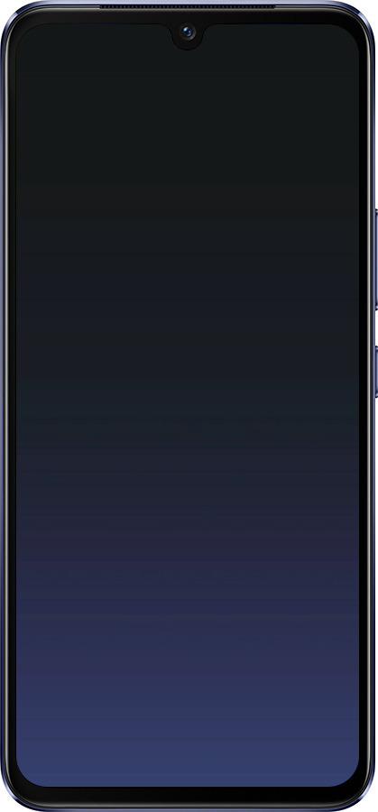 Силиконовый чехол Градиент в тёмно - синем стиле для Vivo V21 - 6542u-2368 изображение 
