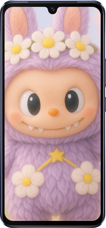 Силиконовый чехол Лабубу 1 для Vivo V21 - 6709u-2368 изображение 