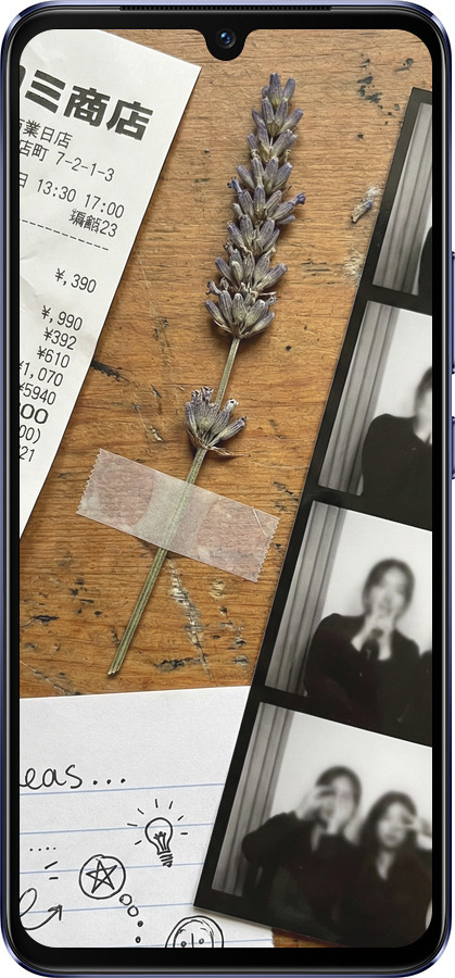 Силіконовий чехол Aesthetic Scrapbook Collage для Vivo V21 - 6773u-2368 изображение 