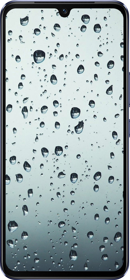 Силіконовий чехол Скло в краплях для Vivo V21 - 848u-2368 изображение 