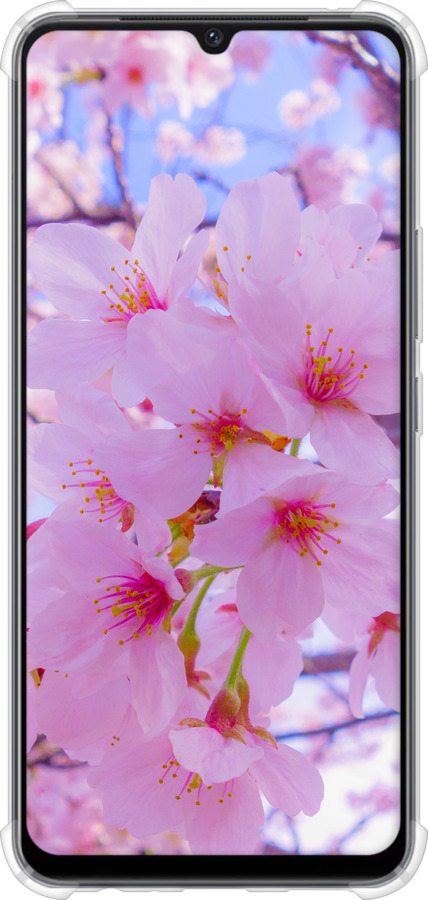 Силикон с усиленными углами чехол Сакура для Vivo V21E - 6029sp-2375 изображение 