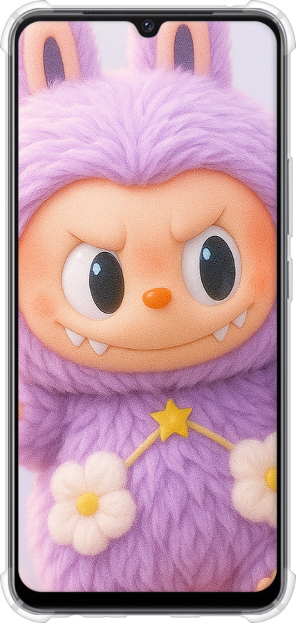 Силикон с усиленными углами чехол Лабубу для Vivo V21E - 6708sp-2375 изображение 