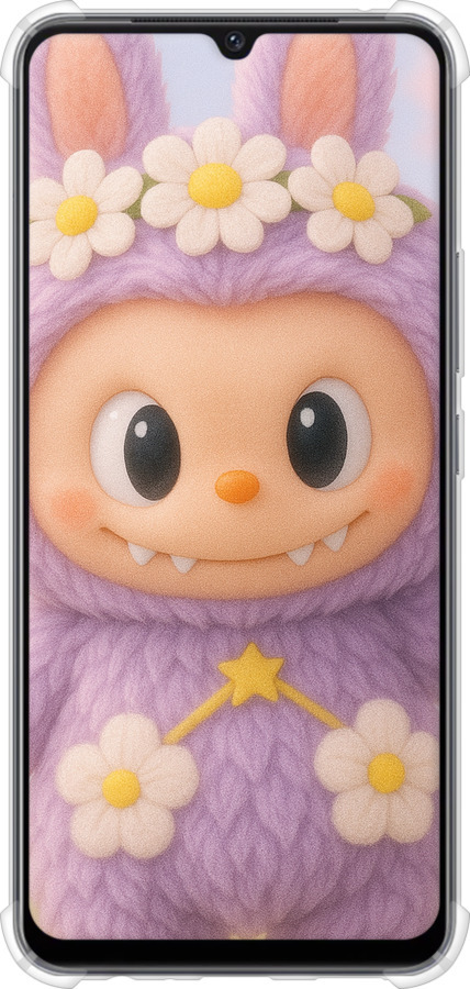 Силикон с усиленными углами чехол Лабубу 1 для Vivo V21E - 6709sp-2375 изображение 
