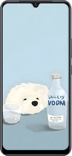Силіконовий чехол Пес водка для Vivo V21E - 6368u-2375 изображение 
