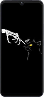 Силиконовый чехол Кошка для Vivo V21E - 6505u-2375 изображение 
