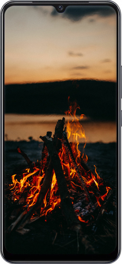 Силіконовий чехол Вогонь для Vivo V21E - 6021u-2375 изображение 