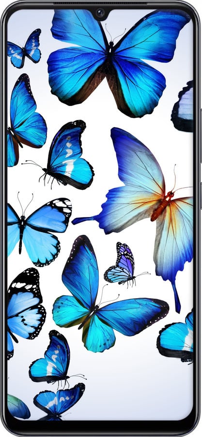 Силіконовий чехол Метелики для Vivo V21E - 6023u-2375 изображение 