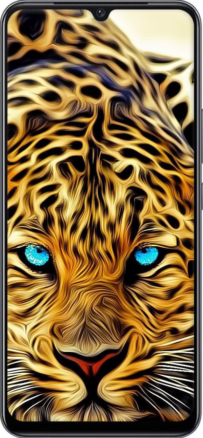 Силиконовый чехол Леопард для Vivo V21E - 6611u-2375 изображение 