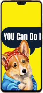 TPU чехол чехол с корги You Can Do It для Vivo V23 - 6184b-2642 изображение 