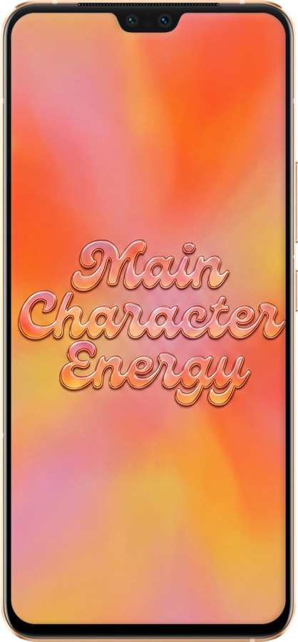 Силиконовый чехол Aura Gradient Main Character Energy Aesthetic Y2K для Vivo V23 - 6783u-2642 изображение 