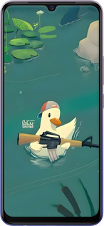 TPU чехол Уточка с автоматом для Vivo V20 - 6356b-2127 изображение 