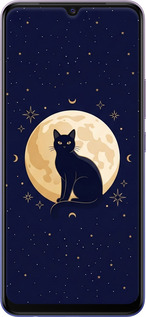TPU чехол Cute Cat Celestial/Witchy для Vivo V20 - 6787b-2127 изображение 