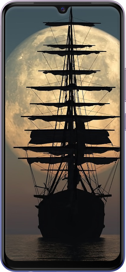 TPU чехол Корабель для Vivo V20 - 5998b-2127 изображение 