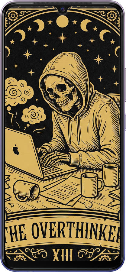 TPU чехол The Overthinker для Vivo V20 - 6774b-2127 изображение 