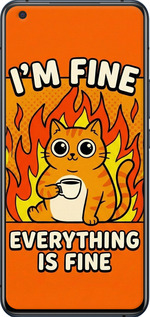 Силіконовий чехол Funny Cat для Vivo X50 - 6786u-1955 изображение 