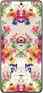 Силіконовий чехол Квітковий візерунок для Vivo X200 PRO - 1083u-3883 изображение 