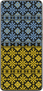 Силіконовий чехол Жовто-блакитна вишиванка для Vivo X200 PRO - 1169u-3883 изображение 