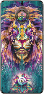 Силіконовий чехол Люмінесцентний лев для Vivo X200 PRO - 4037u-3883 изображение 