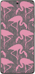 Силиконовый чехол Vintage-Flamingos для Vivo X200 PRO - 4171u-3883 изображение 