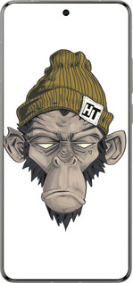 Силиконовый чехол Обезьяна в шапке для Vivo X200 PRO - 4183u-3883 изображение 