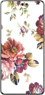 Силиконовый чехол Vintage flowers для Vivo X200 PRO - 4333u-3883 изображение 