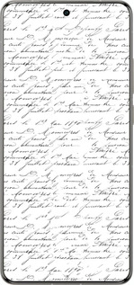 Силіконовий чехол Прописний шрифт  для Vivo X200 PRO - 4475u-3883 изображение 