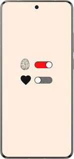 Силіконовий чехол Любов і розум для Vivo X200 PRO - 4553u-3883 изображение 