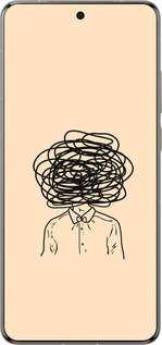 Силіконовий чехол Думки для Vivo X200 PRO - 4568u-3883 изображение 