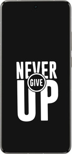 Силіконовий чехол Ніколи не здавайся для Vivo X200 PRO - 4572u-3883 изображение 