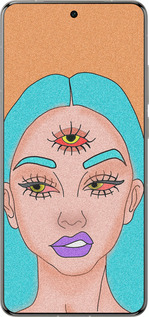 Силиконовый чехол Девушка рисунок для Vivo X200 PRO - 4576u-3883 изображение 